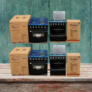 Family Size 4 Gas 3 Gas Burners +1 Electric Free Standing Cooker