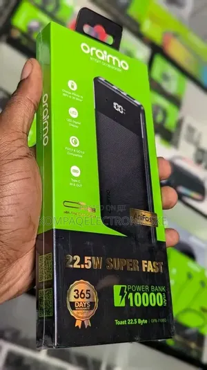 Oraimo 10000mah Powerbank Black