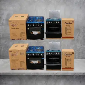 Gas Oven 4 Gas 3 Gas Burners +1 Electric Free Standing Cooker