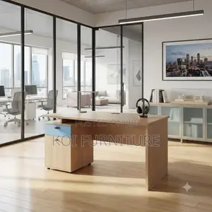 Office Desk; 1.2 Meter Executive Home Office Premium Visual Flow Desk