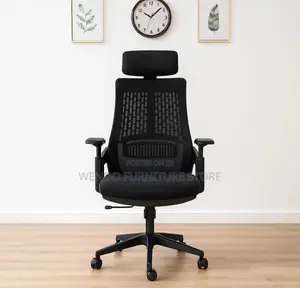Office Chair : Black Ergonomic Office Chair