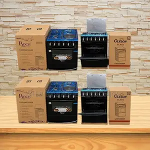 Flame Failure 4 Gas 3 Gas Burners +1 Electric Free Standing Cooker