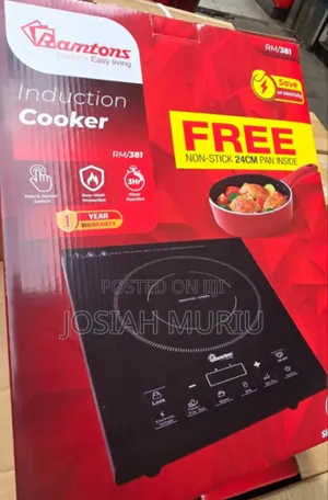 Ramtons Portable Induction Cooker With Free Pan