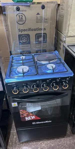 3+1 Electromate Standing Cooker With an Electric Oven