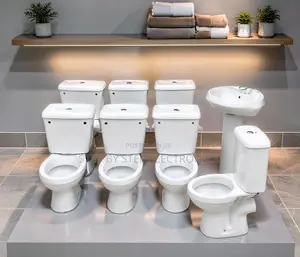 Luxury Close Coupled Ceramic Toilet Collection for Modern Bathrooms