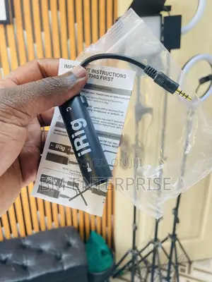 Irig 1 Audio Adapter for Mobile Live Streaming