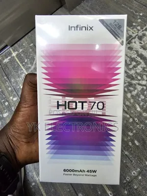 New Infinix Hot 70 128 GB Silver
