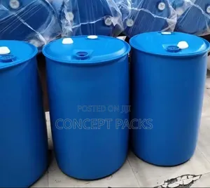 210 Liter Empty Blue Plastic Drums / Blow Molding Plastic Drum