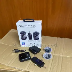 Perfectly Designed Dual Channel Wireless Mic for Phone Video Recording