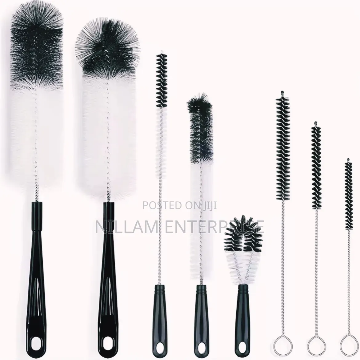 8pcs Straw Tea Stain Removal Brush Set*