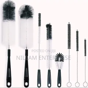 8pcs Straw Tea Stain Removal Brush Set*