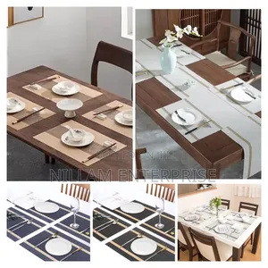 6pcs PVC Table Mats Plus One Table Runner* (30*180cm)