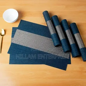 6pc New Pattern PVC Waterproof Place Mats