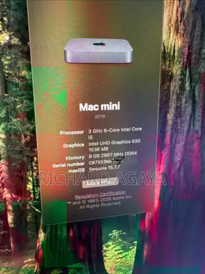 Desktop Computer Apple Mac Mini 8GB Intel Core i5 SSD 256GB