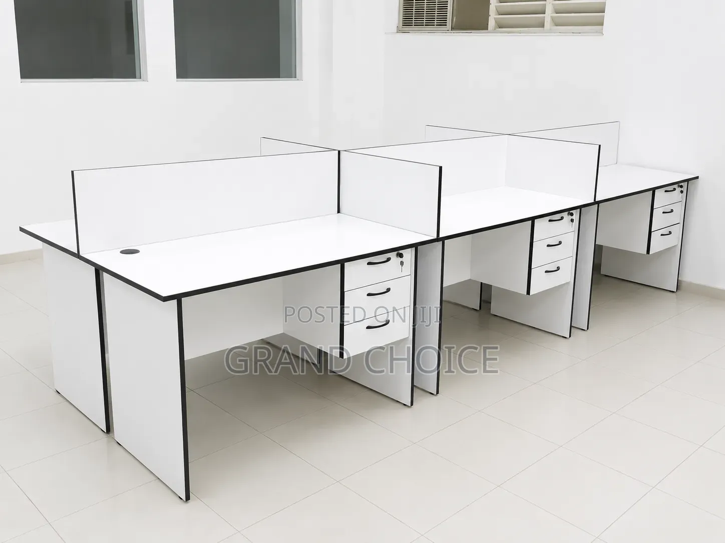 6-Seater Office Workstation Desk