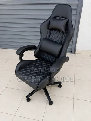 Black Leather Gaming Chair