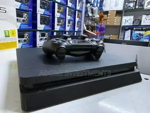 Used PlayStation 4 Slim Console, Available in 500GB or 1TB Storage.