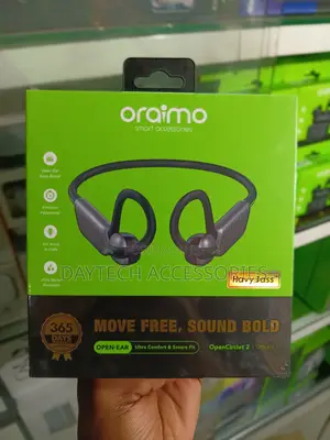 Oraimo OpenCirclet 2 IPX5 Steps Tracking Open-Ear Earphones