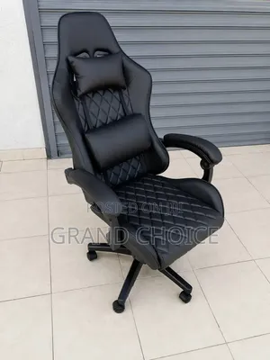 Black Leather Gaming Chair
