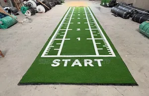 Artificial Marked Turf Grass Lawn Green