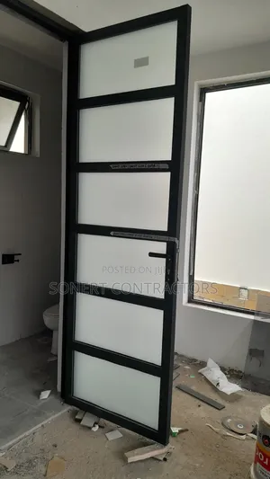 Classy Toilet Modern Aluminiun Glass Door