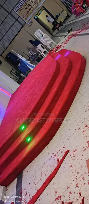 Plain Red Presidential 12mm Wall to Wall Carpets
