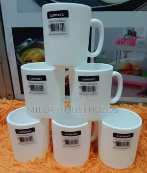 6pcs Luminac White Cups