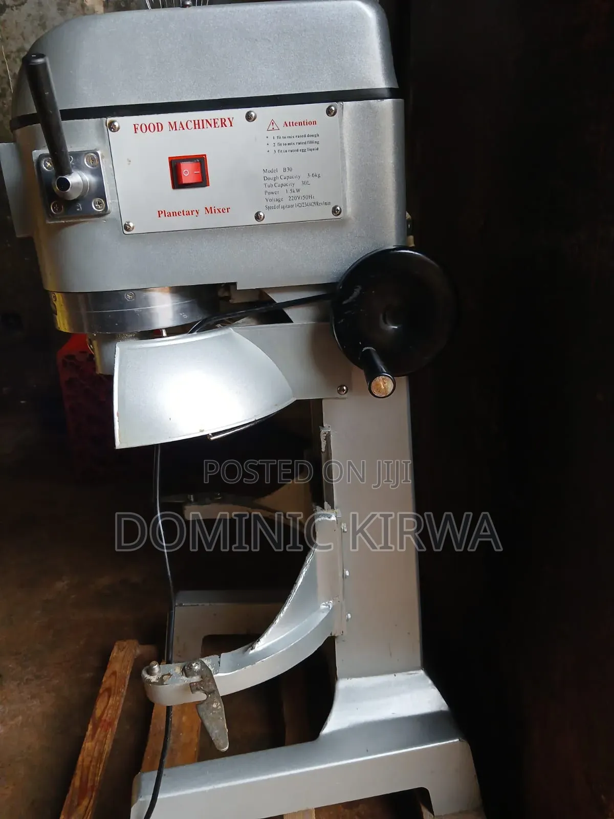 Electric Planetary Dough Mixer