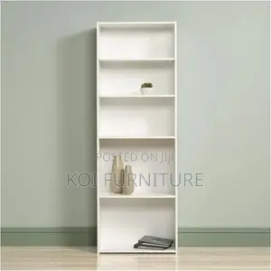 Storage Units; Wooden White Colored Storage Book Shelf