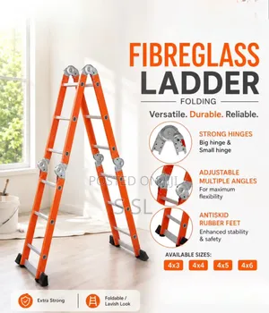 Premium Fiberglass Ladder 4x3 Kenya – Durable Secure