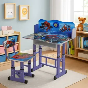 Home Desks; Adjustable Height Home Schools Desk Chair Set
