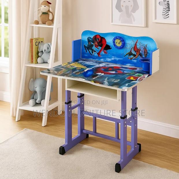Home Desks; Adjustable Height Home Schools Desk Chair Set - thumbnail 2