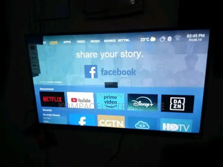 55" Solarmax Smart Android Uhd Bluetooth TV