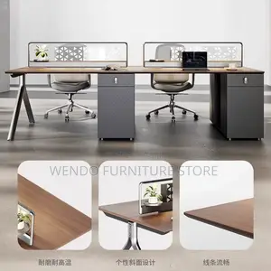 Office Workstation; Four Ways Modern Style Office Workspaces New Table