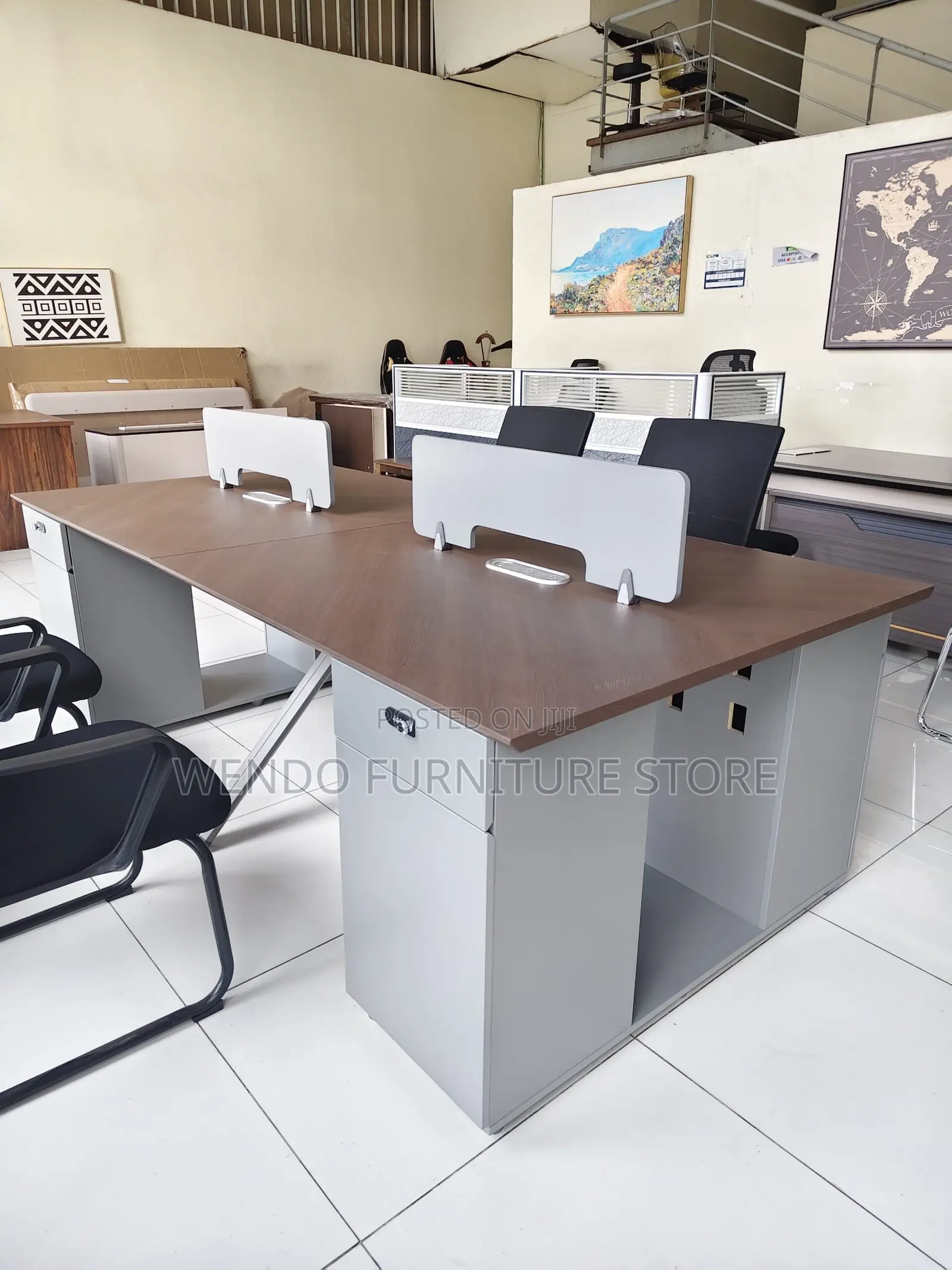 Office Workstation; Four Ways Modern Style Office Workspaces New Table