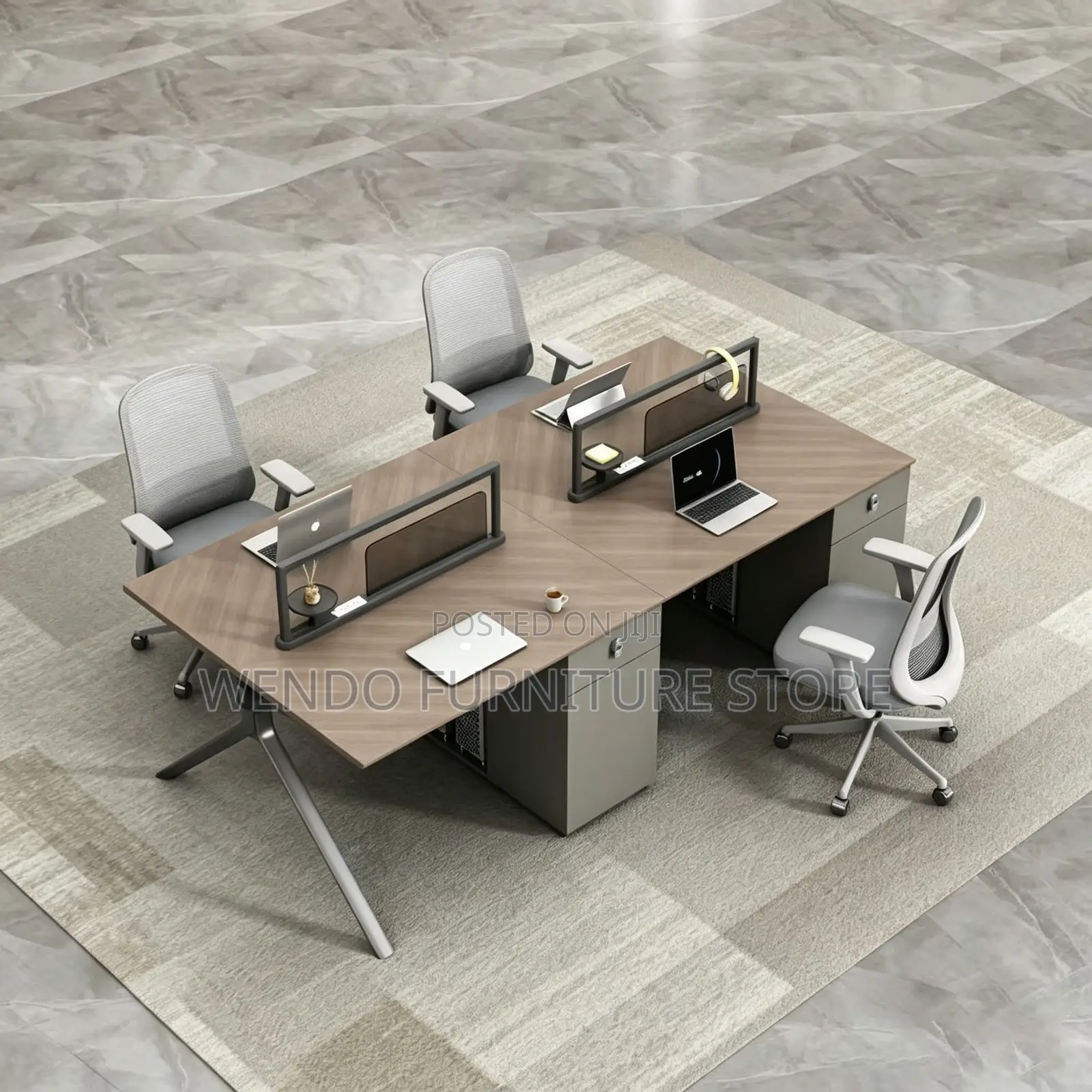 Office Workstation; Four Ways Modern Style Office Workspaces New Table