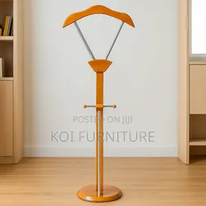 Dressers; Desk Side Executive Mahogany Coat Hanger