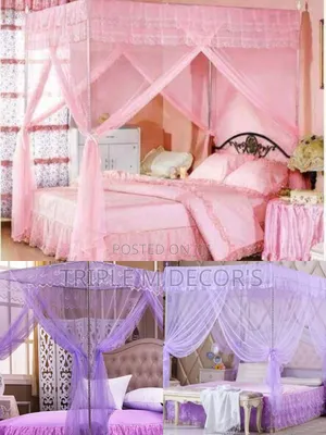 4 Stand Mosquito Net Canopy for Quality Sleep