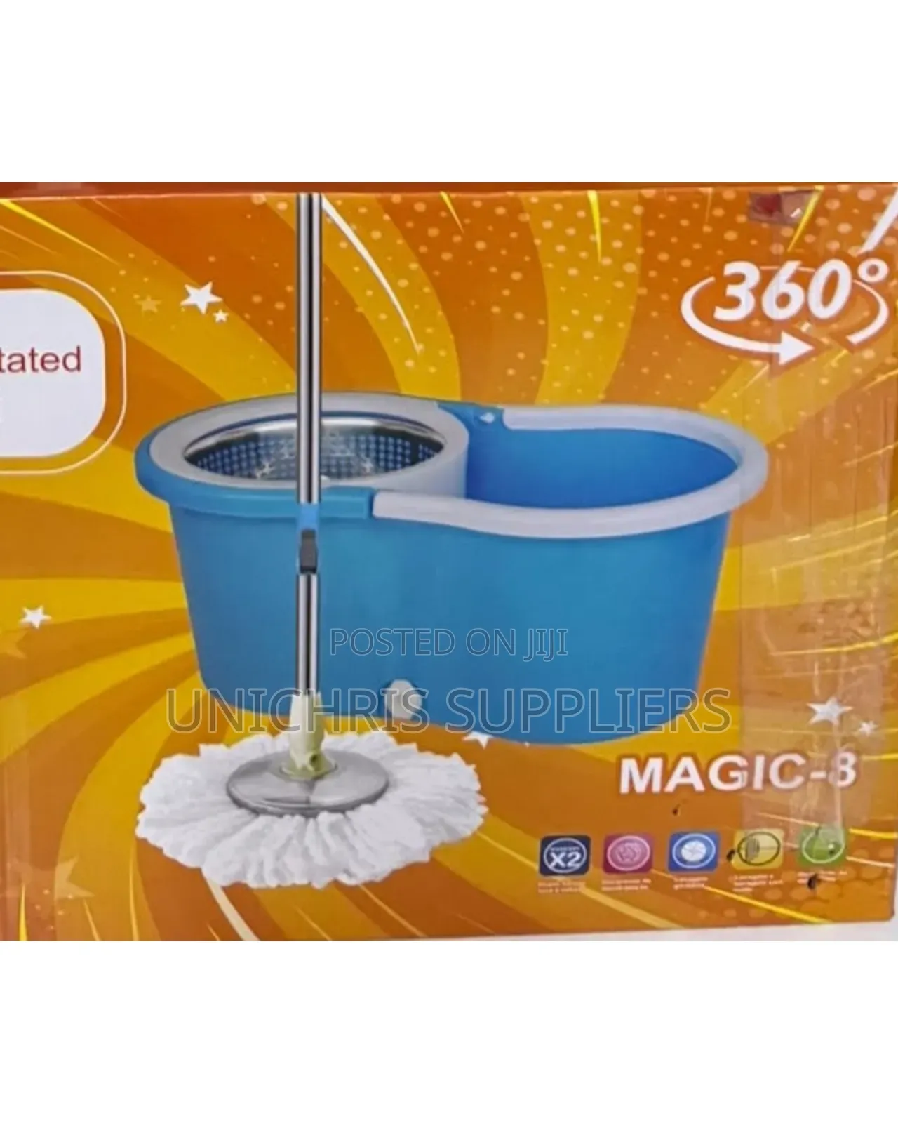 Metallic Spin Mop