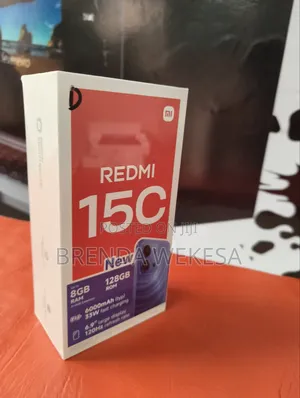 New Xiaomi Redmi 15C 4G 128 GB Black