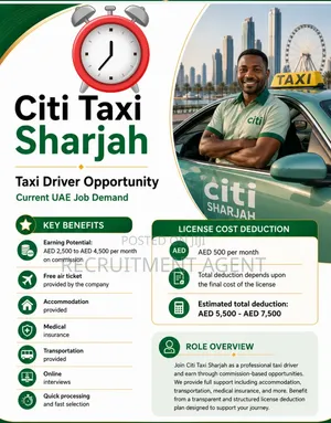 Taxi Driver Job ( Shariah UAE)