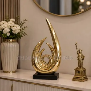Big Size Ceramic Modern Abstract Art Statue Decor Sculpture Figurine