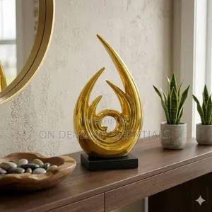 Big Size Ceramic Modern Abstract Art Statue Decor Sculpture Figurine