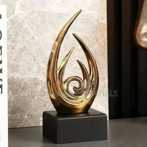 Big Size Ceramic Modern Abstract Art Statue Decor Sculpture Figurine