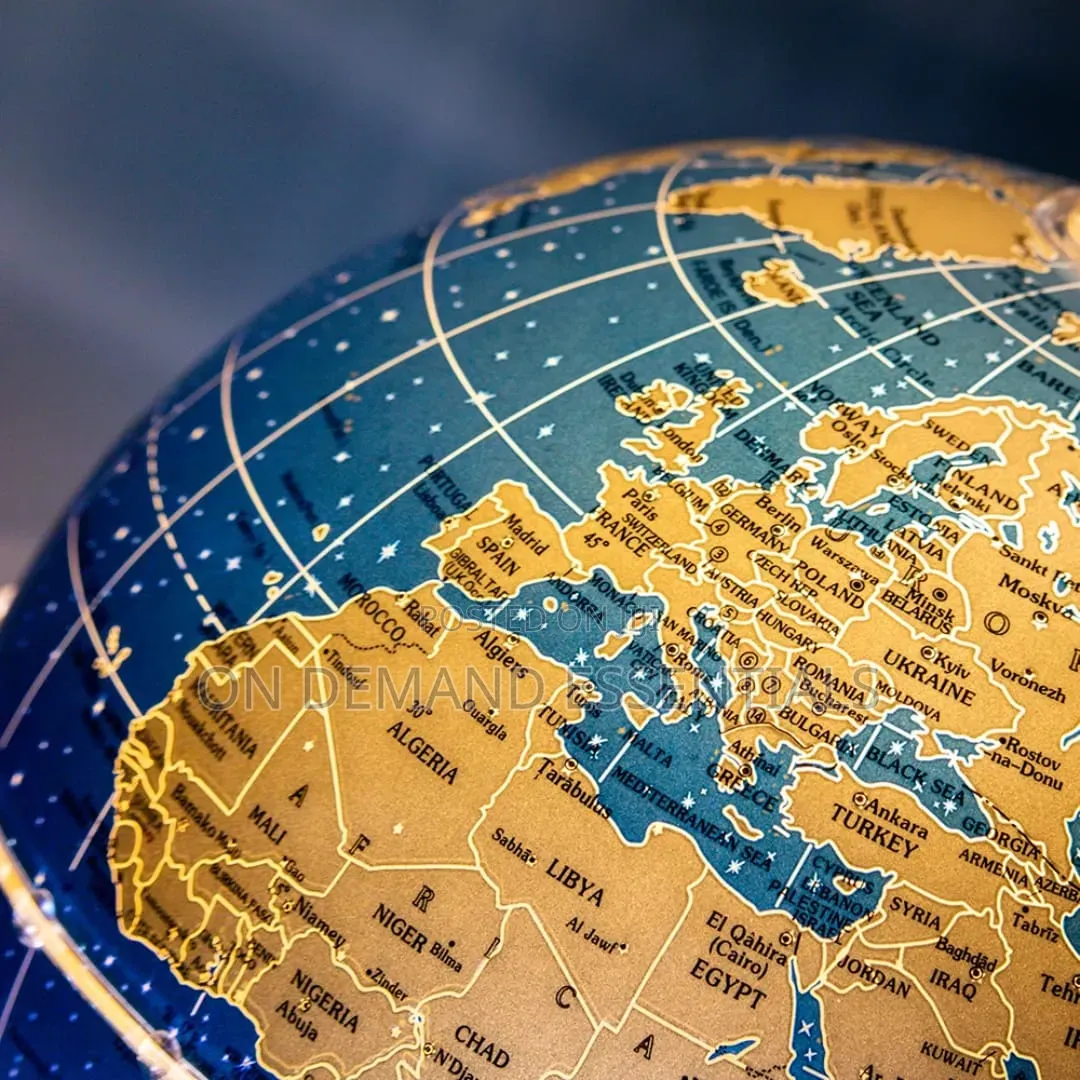 Led Souvenir World Map Globe