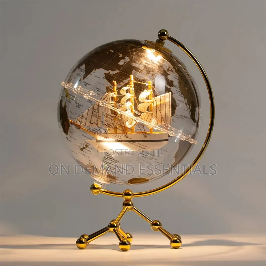 Led Globe With World Map Available Ni Two Colors