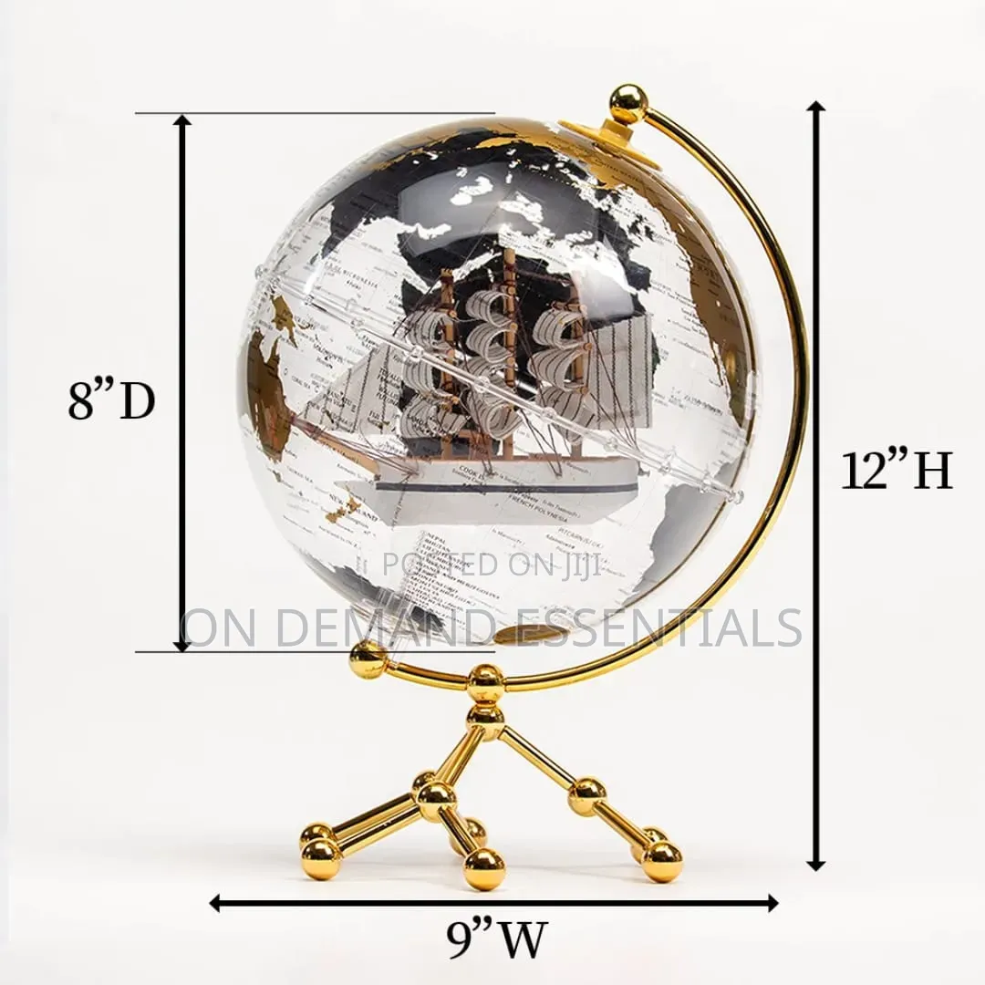 Led Globe With World Map Available Ni Two Colors