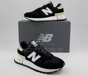 New Balance Rc1300 “ Black White “ Quality Leather