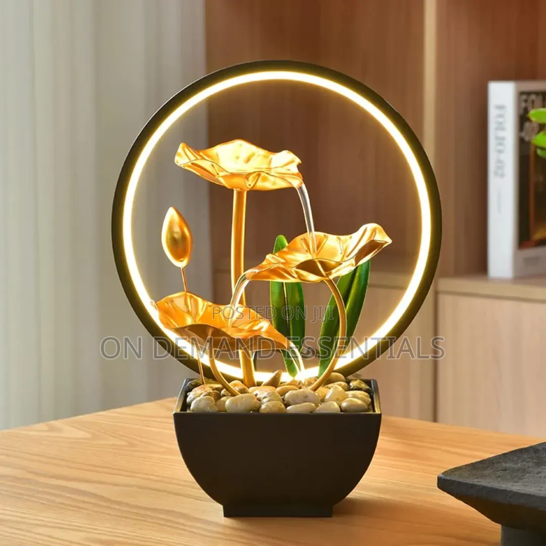 Led Ring Light Indoor Water Fountain