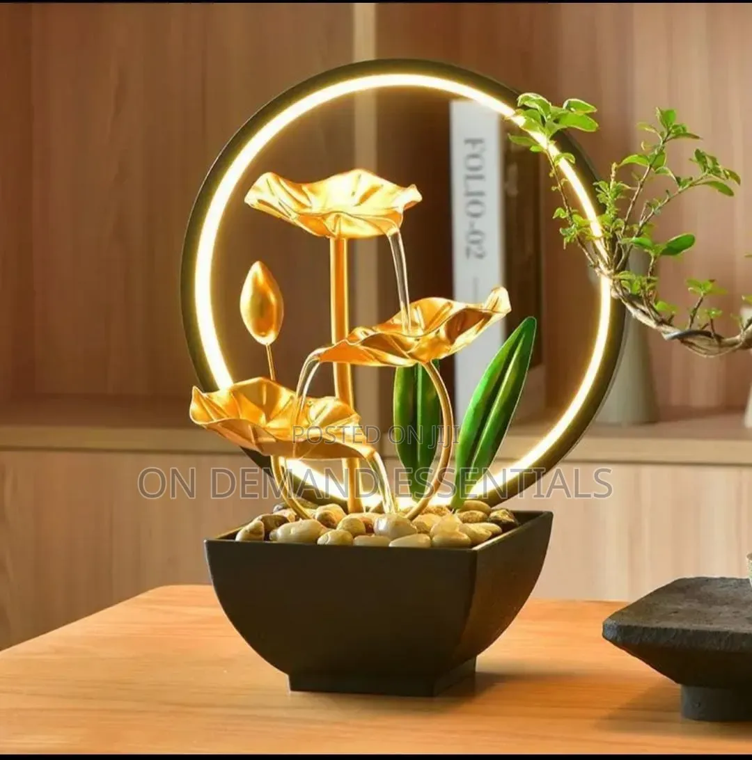 Led Ring Light Indoor Water Fountain